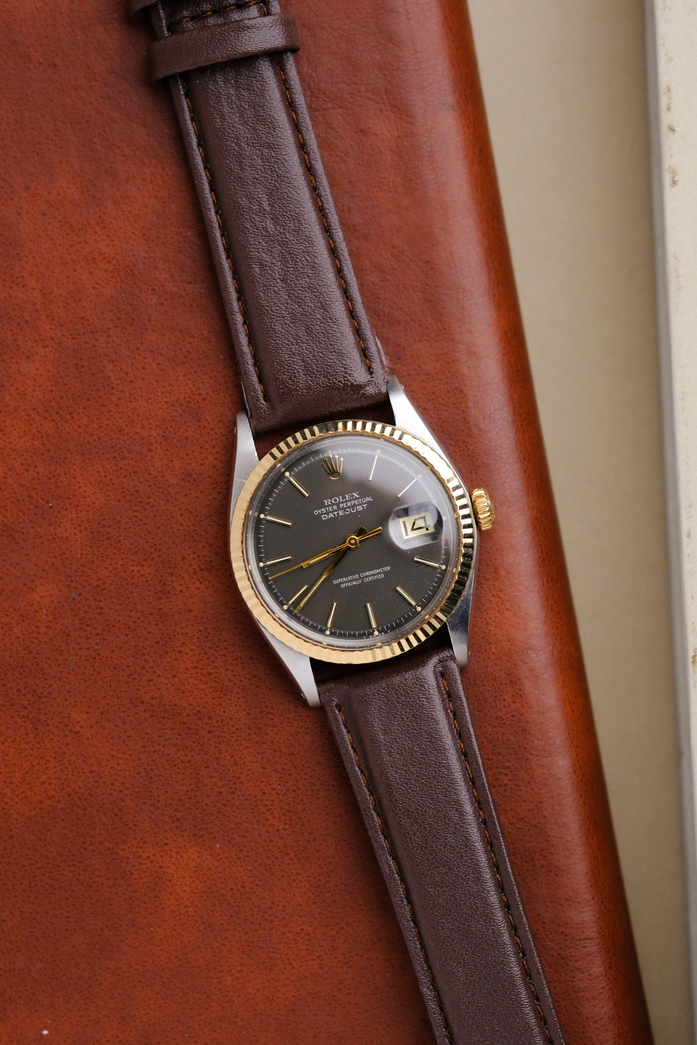 Rolex Datejust 1601 Warm Sun-Faded Grey Dial - 1971