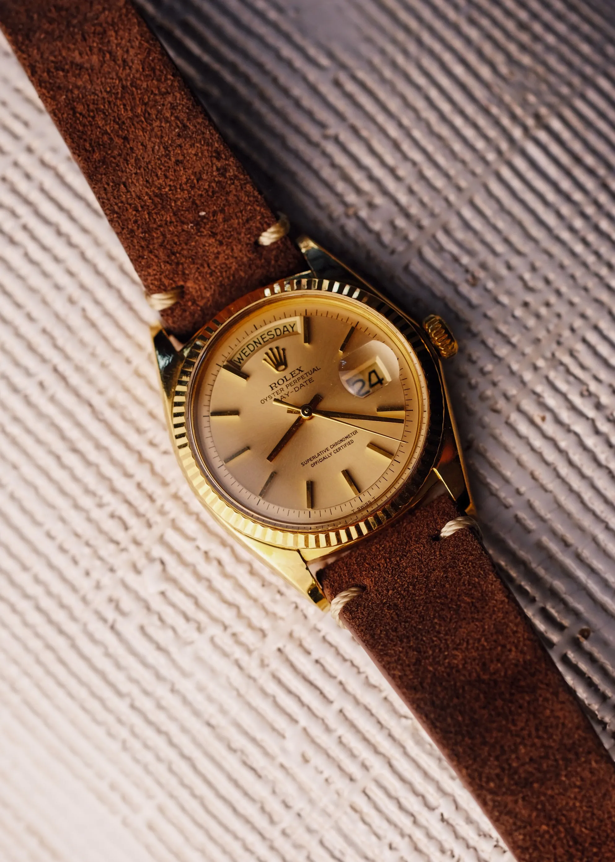 Rolex Day-Date 1803 Bronze Champagne Dial  No-Lume - 1972
