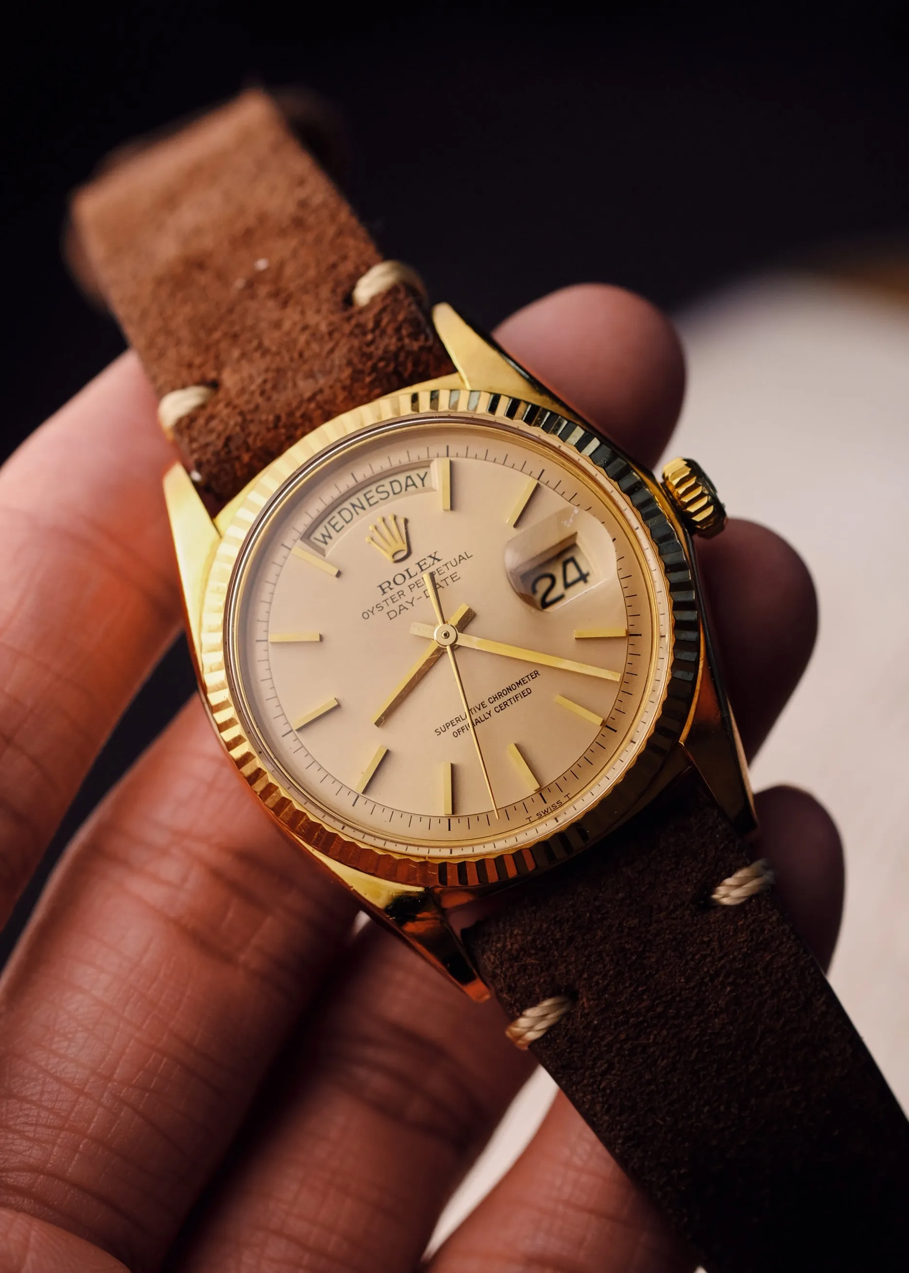 Rolex Day-Date 1803 Bronze Champagne Dial  No-Lume - 1972