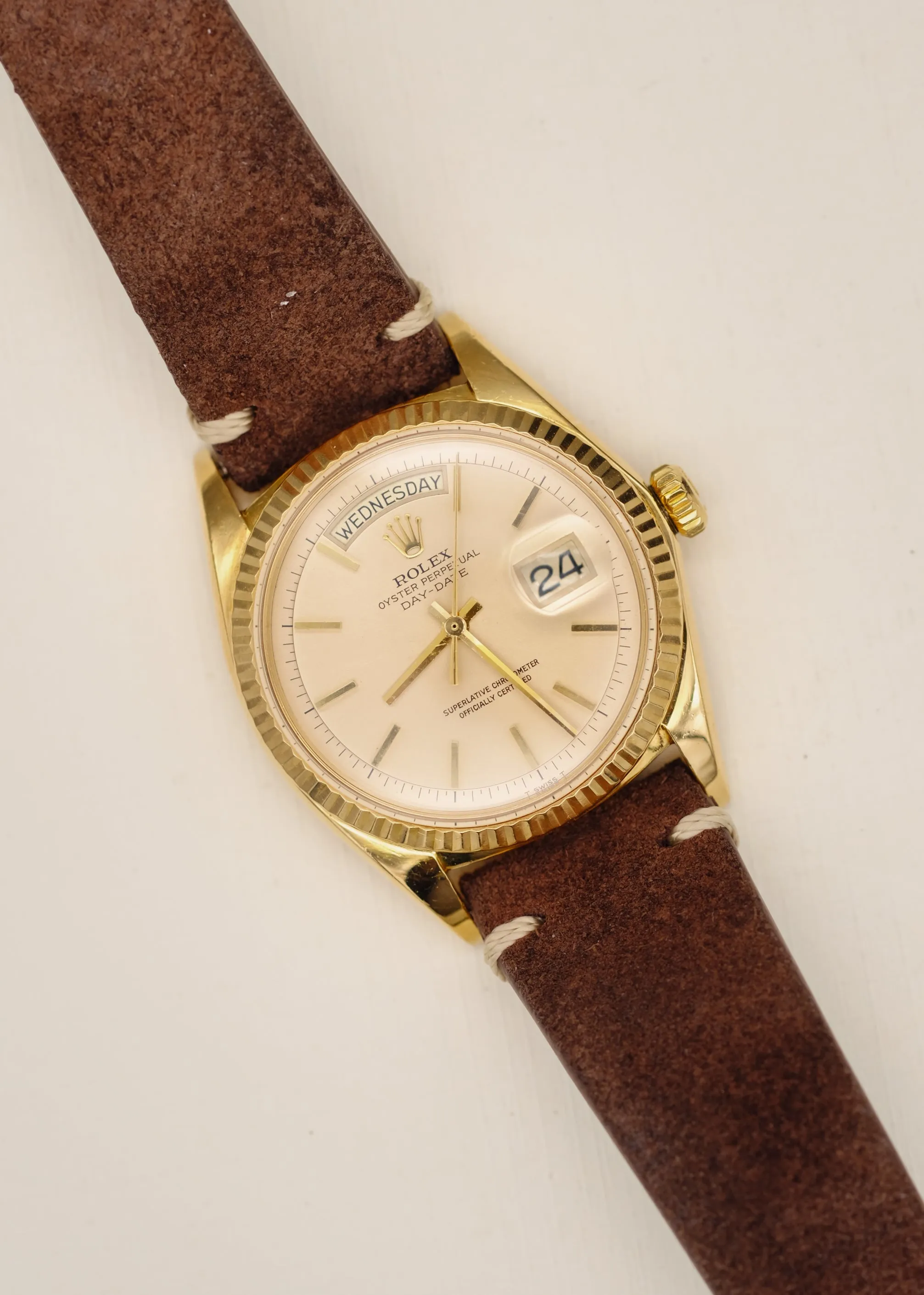 Rolex Day-Date 1803 Bronze Champagne Dial  No-Lume - 1972