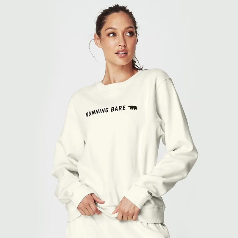 RUNNING BARE WOMENS LEGACY CREW SWEAT