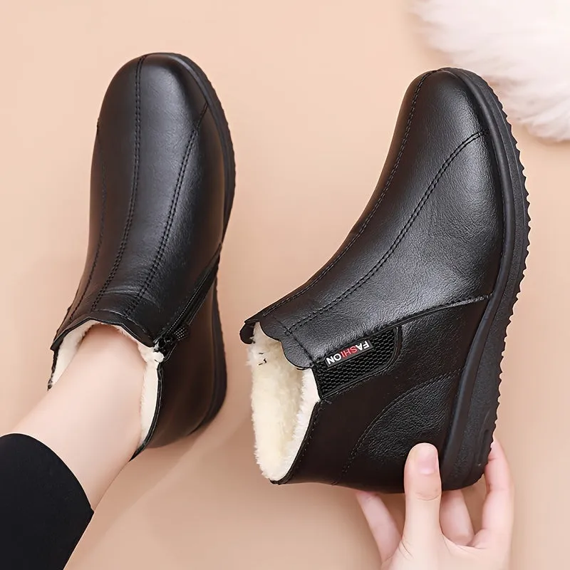 Sarah - Women's Cozy Winter Boots with Wool Lining