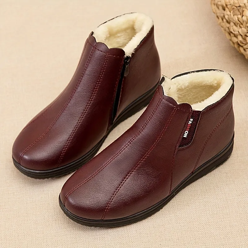 Sarah - Women's Cozy Winter Boots with Wool Lining