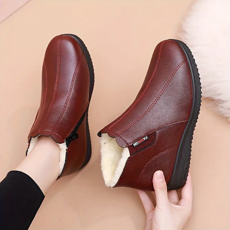 Sarah - Women's Cozy Winter Boots with Wool Lining