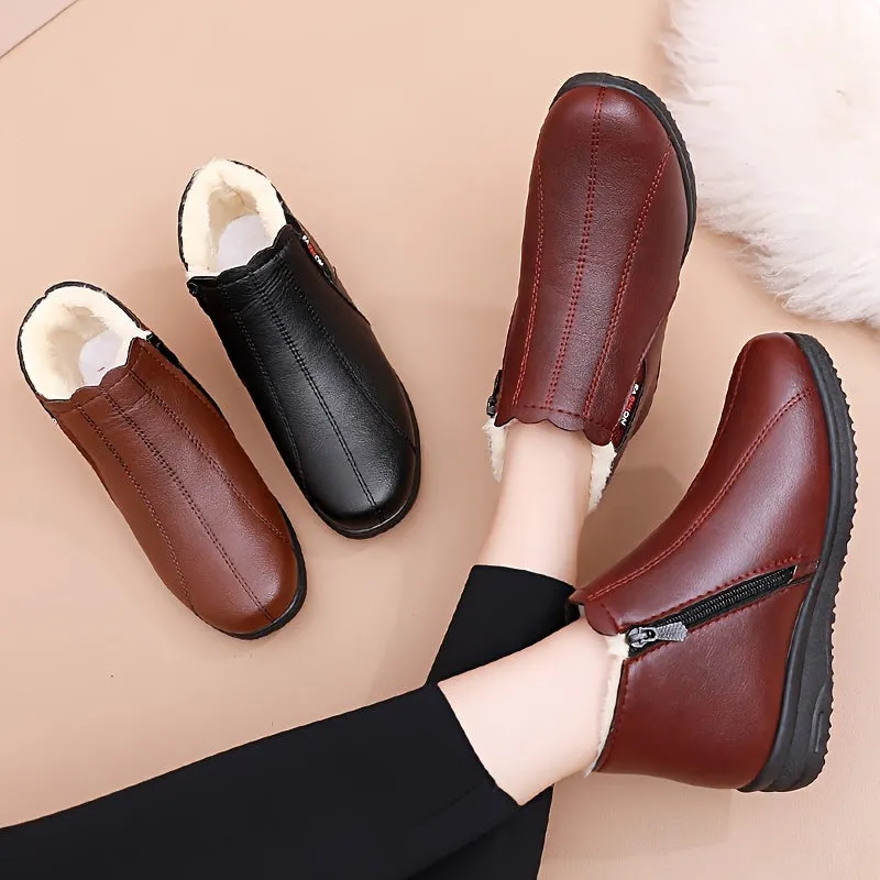 Sarah - Women's Cozy Winter Boots with Wool Lining