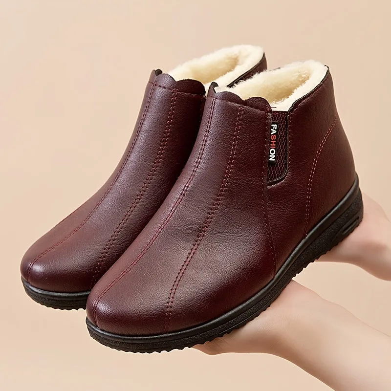 Sarah - Women's Cozy Winter Boots with Wool Lining