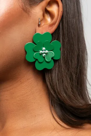 SATO MINI earrings in GREEN