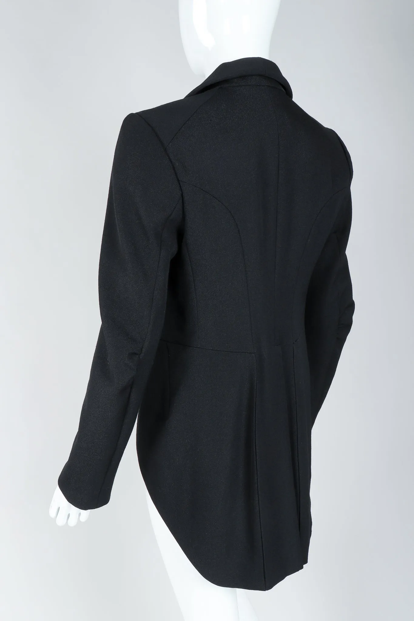Shawl Collar Cutaway Coat