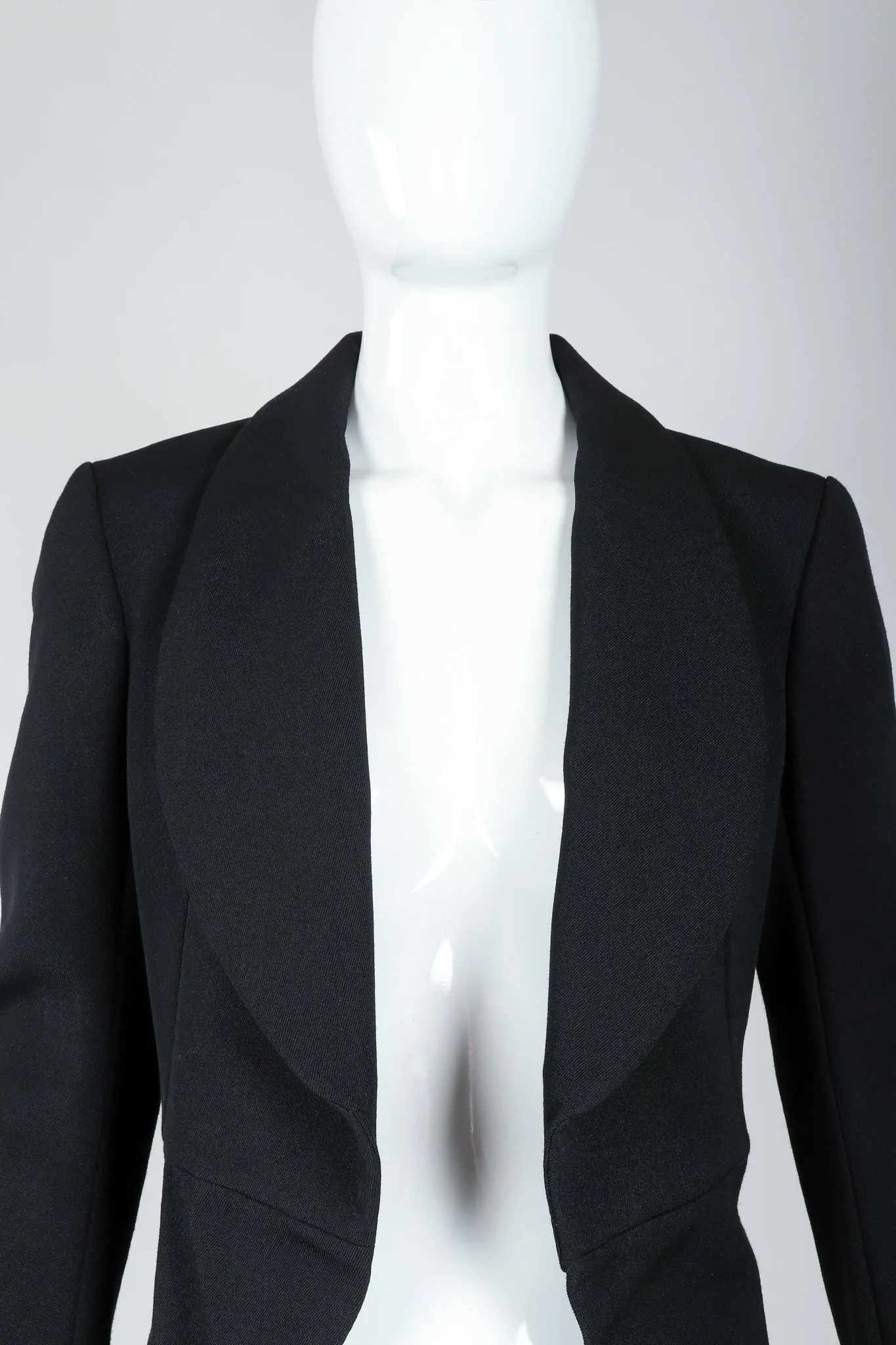 Shawl Collar Cutaway Coat