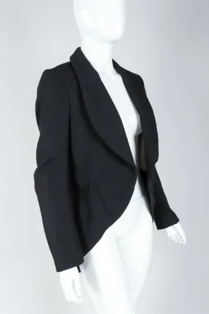 Shawl Collar Cutaway Coat