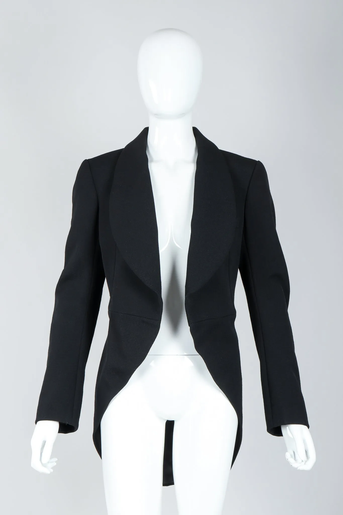 Shawl Collar Cutaway Coat