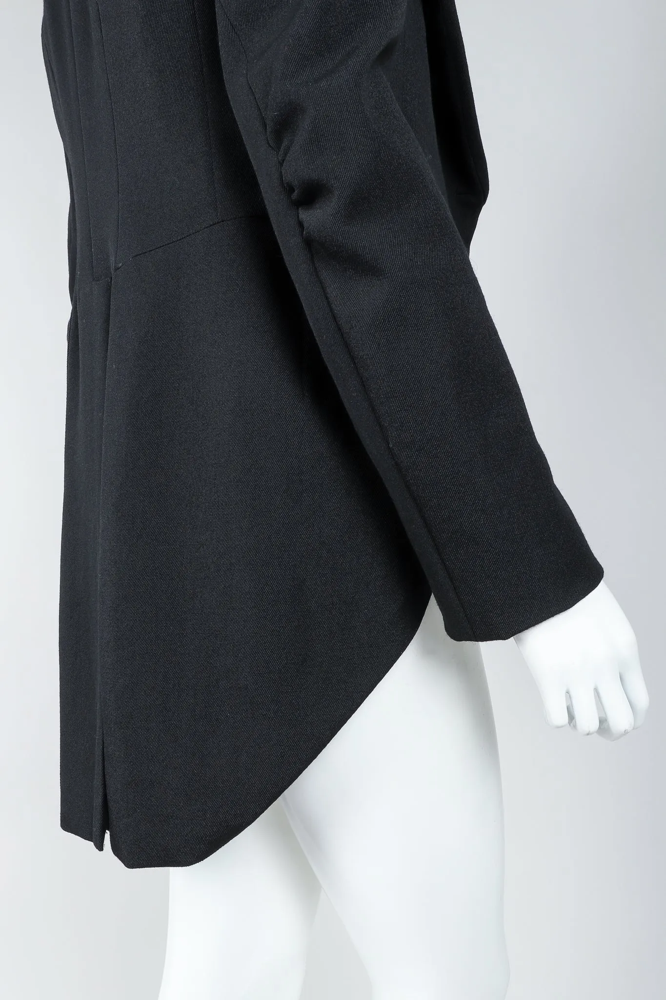 Shawl Collar Cutaway Coat