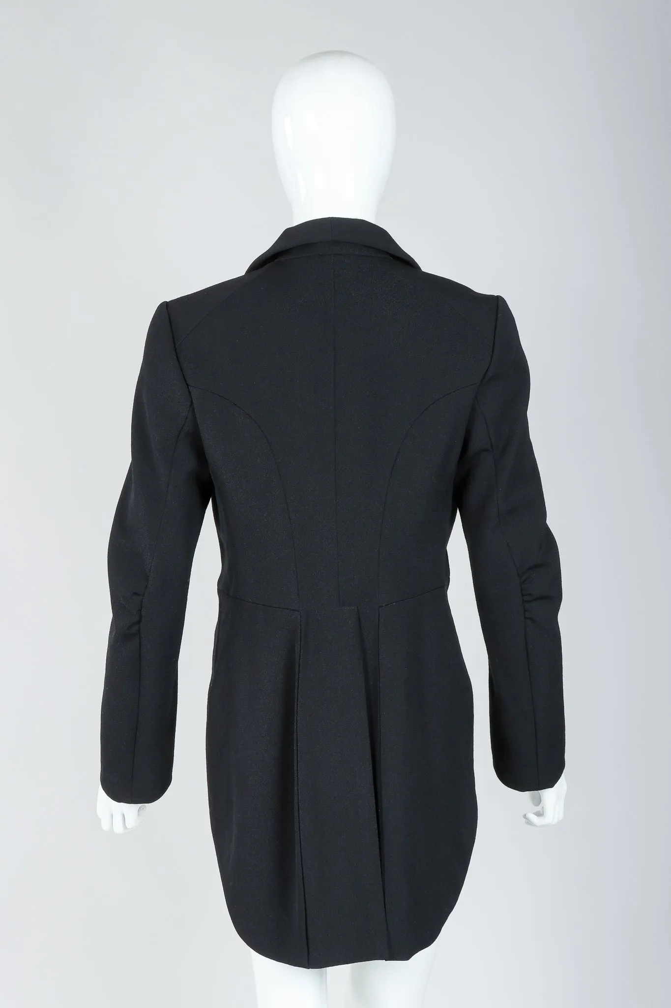 Shawl Collar Cutaway Coat