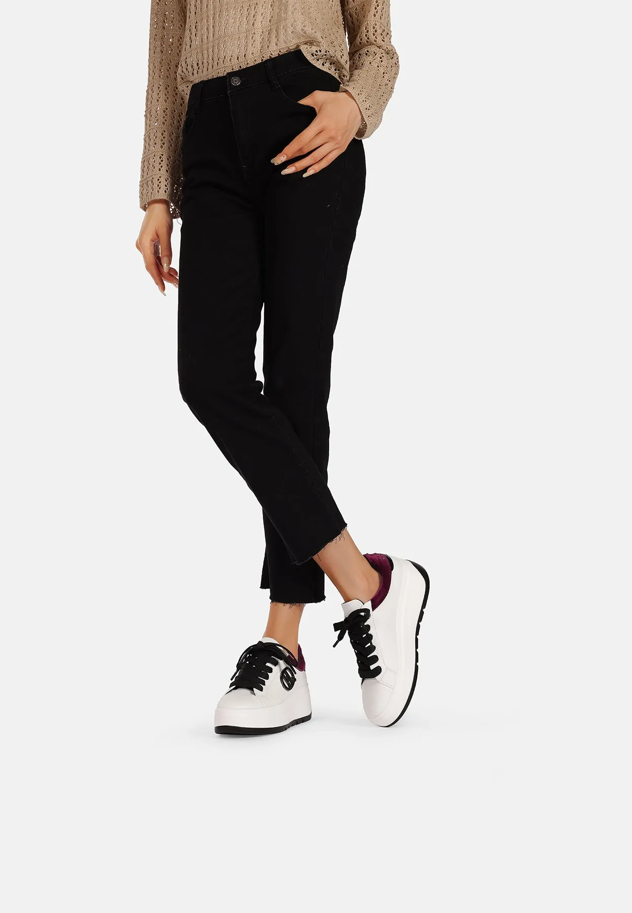 Sneakers con suola alta X31-4
