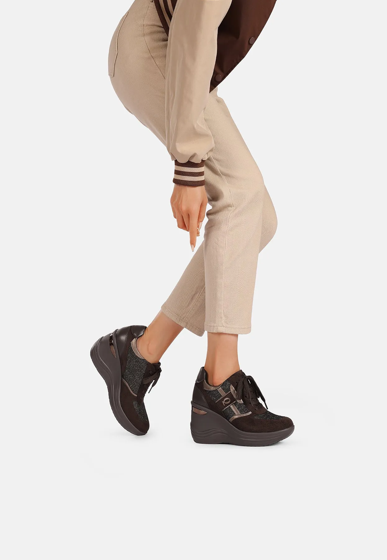 Sneakers con tacco X31-40