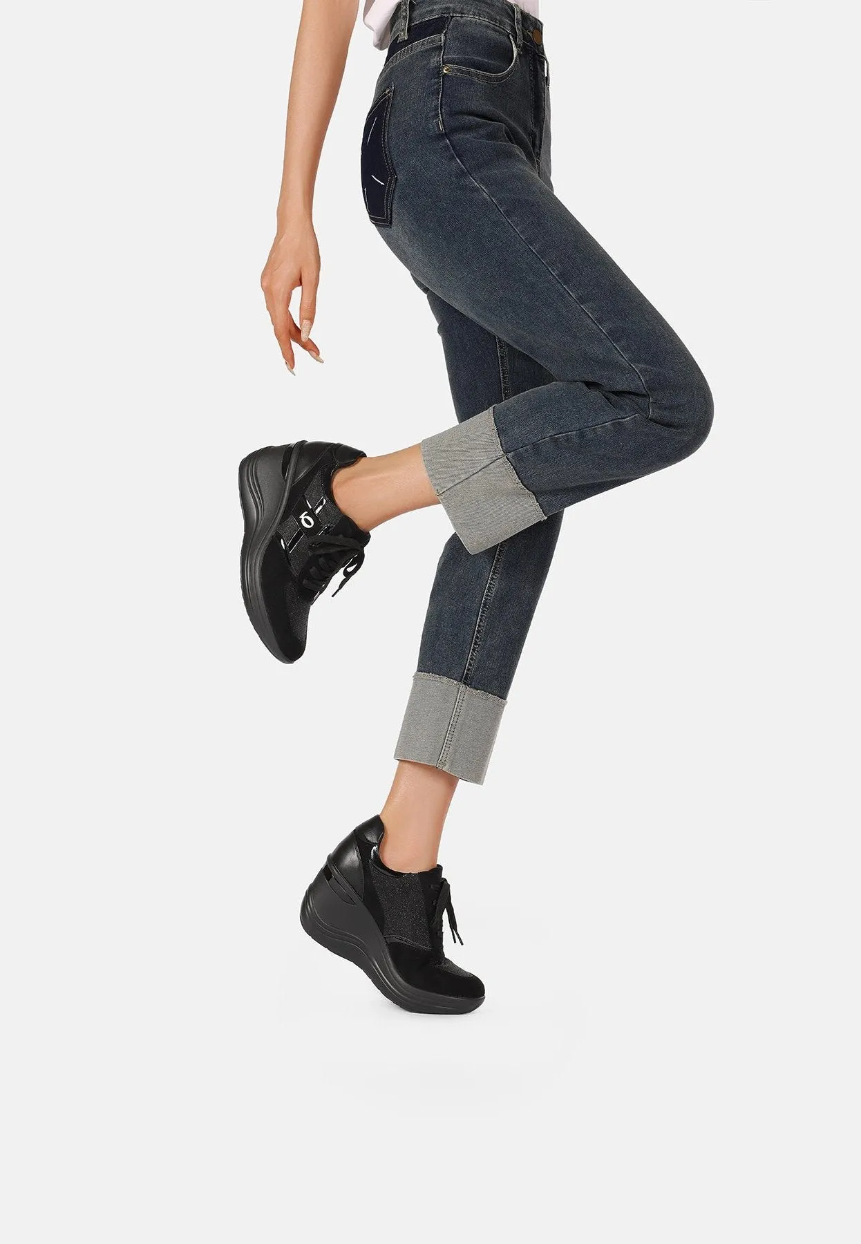 Sneakers con tacco X31-40