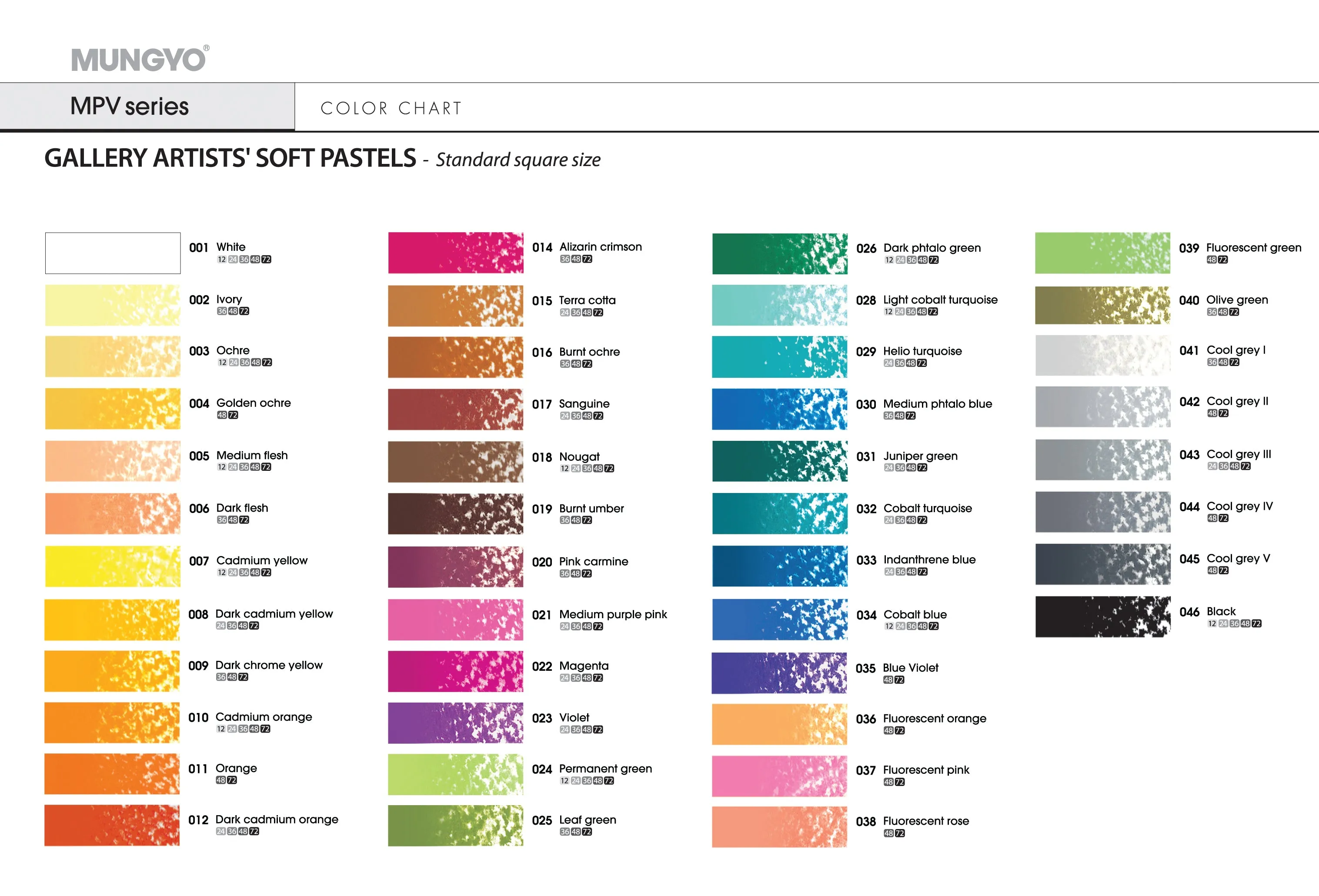 Soft Pastels (individual)