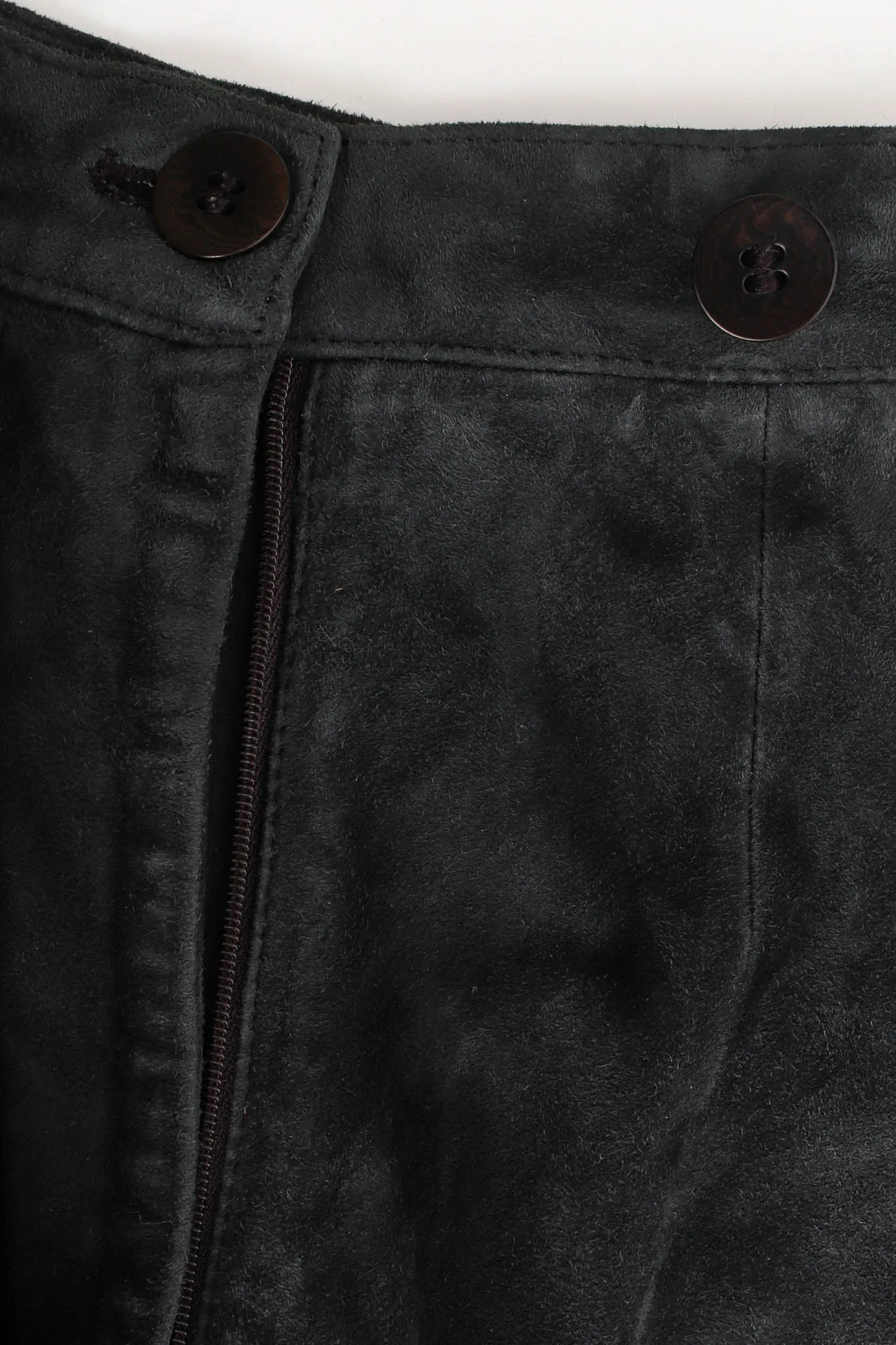Suede Fringe Drape Pant