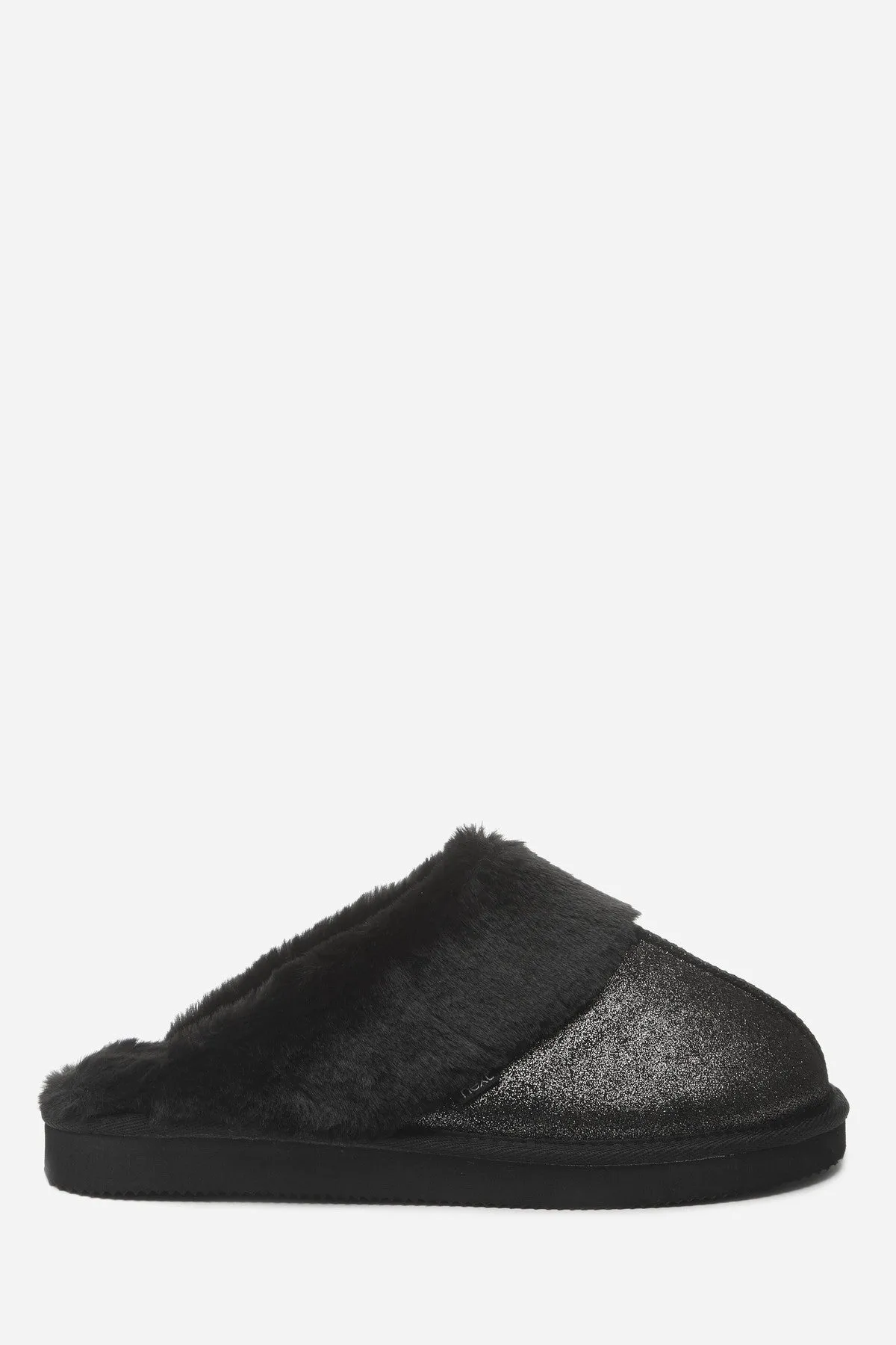Suede Mule Slippers
