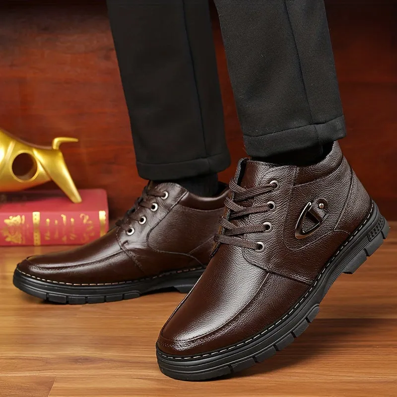 Sutton - Fleece-Lined Leather Boots