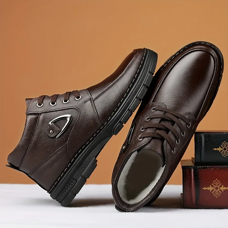 Sutton - Fleece-Lined Leather Boots