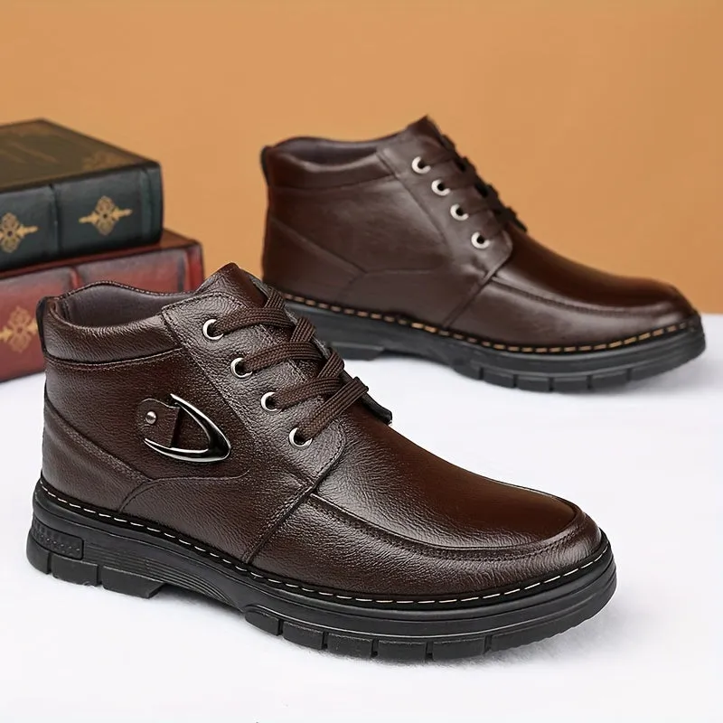 Sutton - Fleece-Lined Leather Boots