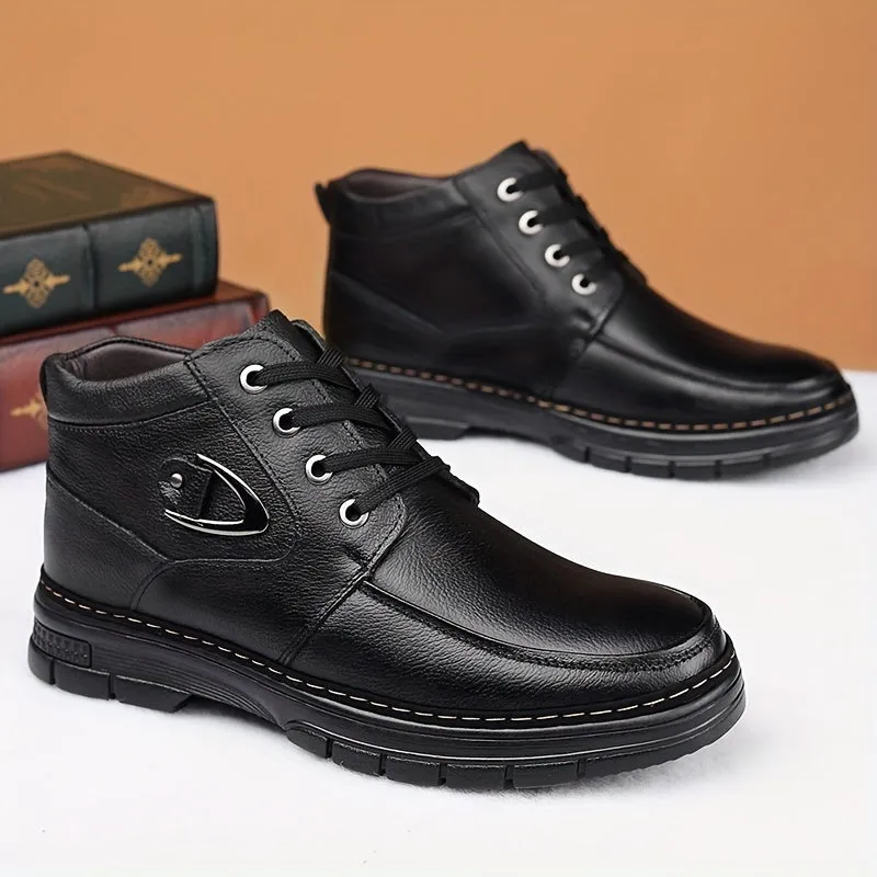 Sutton - Fleece-Lined Leather Boots