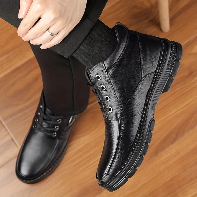 Sutton - Fleece-Lined Leather Boots