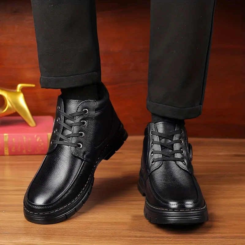 Sutton - Fleece-Lined Leather Boots