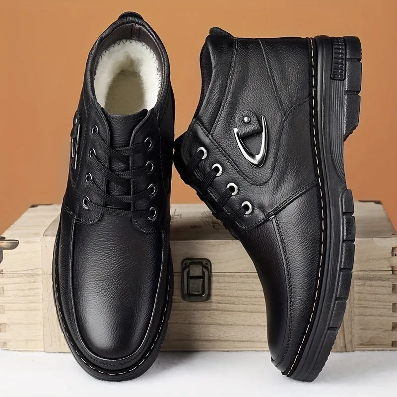 Sutton - Fleece-Lined Leather Boots