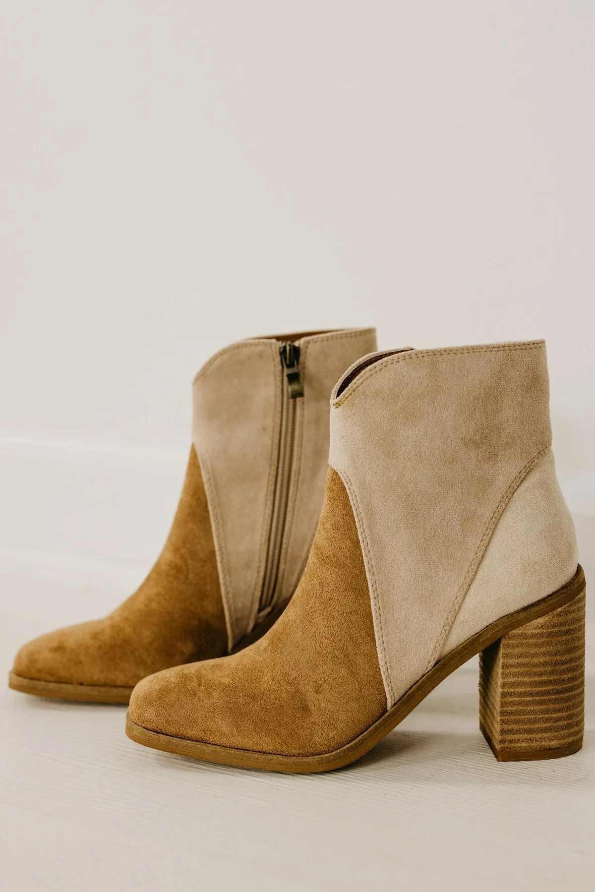 The Bailey Color Block Bootie