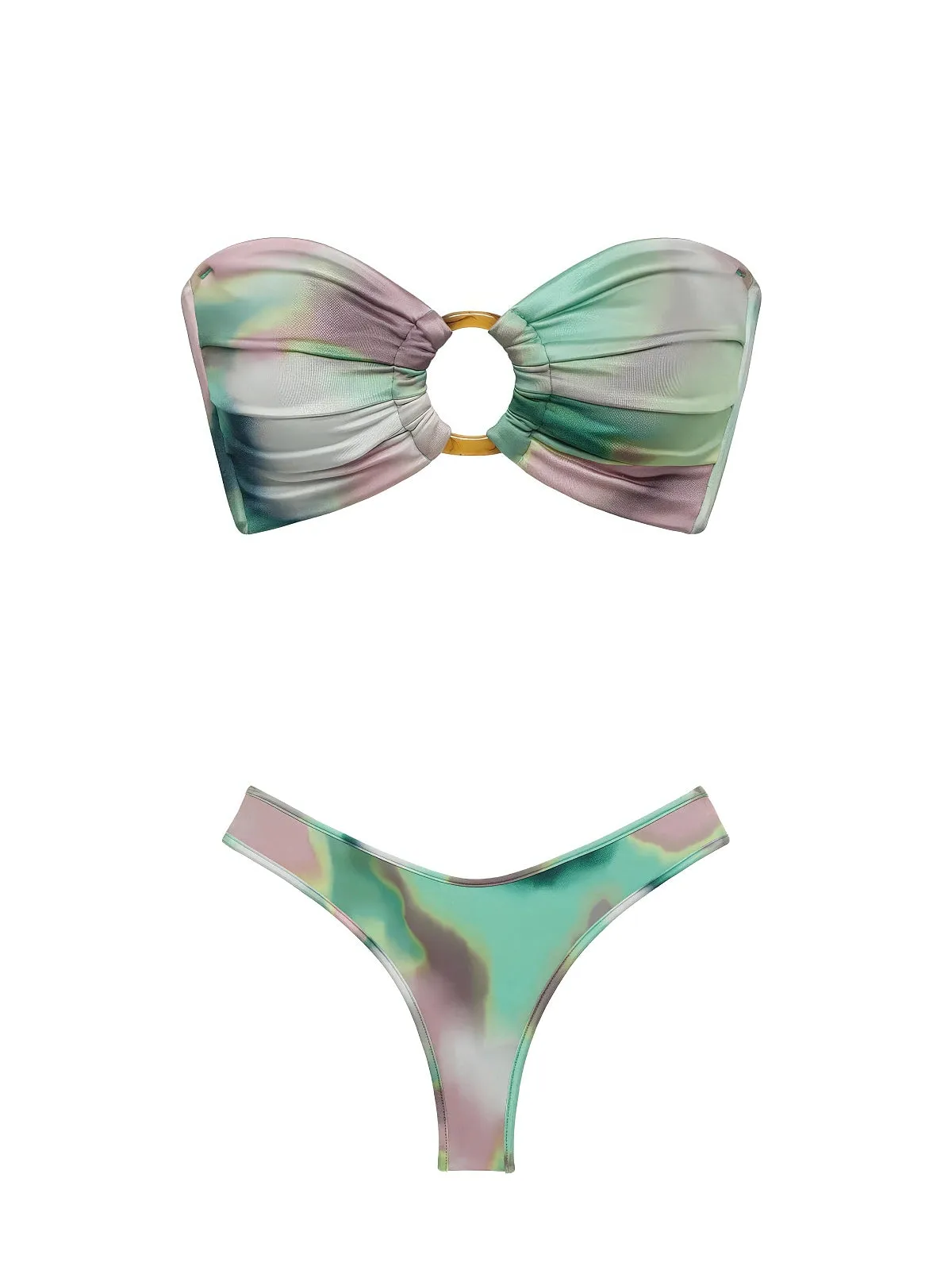 Tori Ties Bandeau-Lulu Bikini