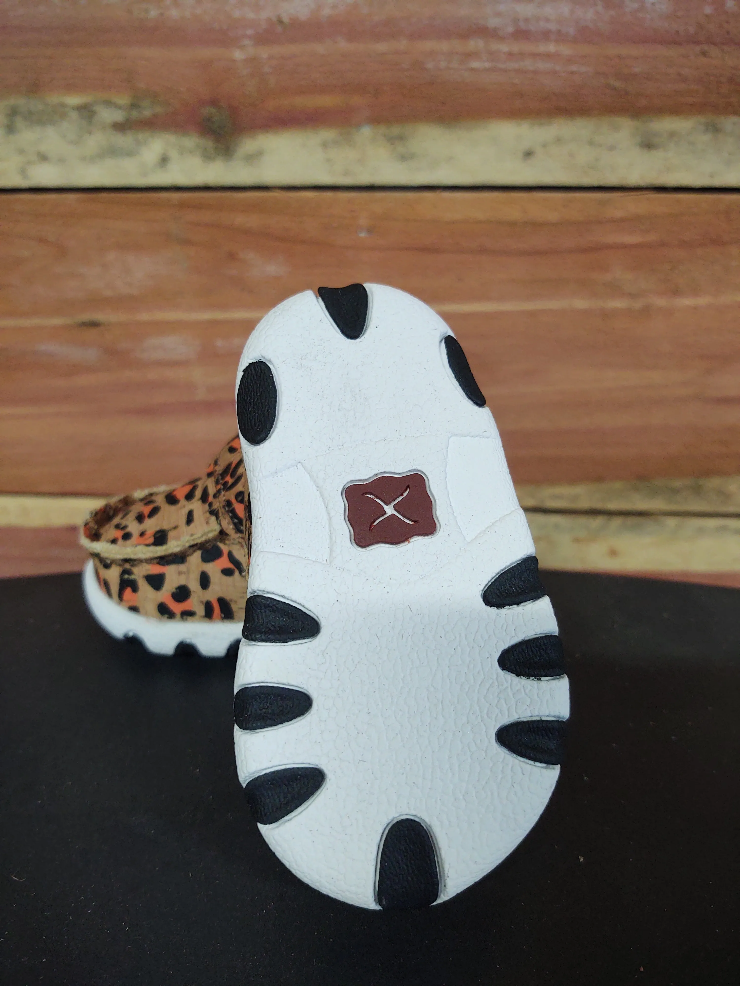 Twisted X Infant Leopard Carrot Moc