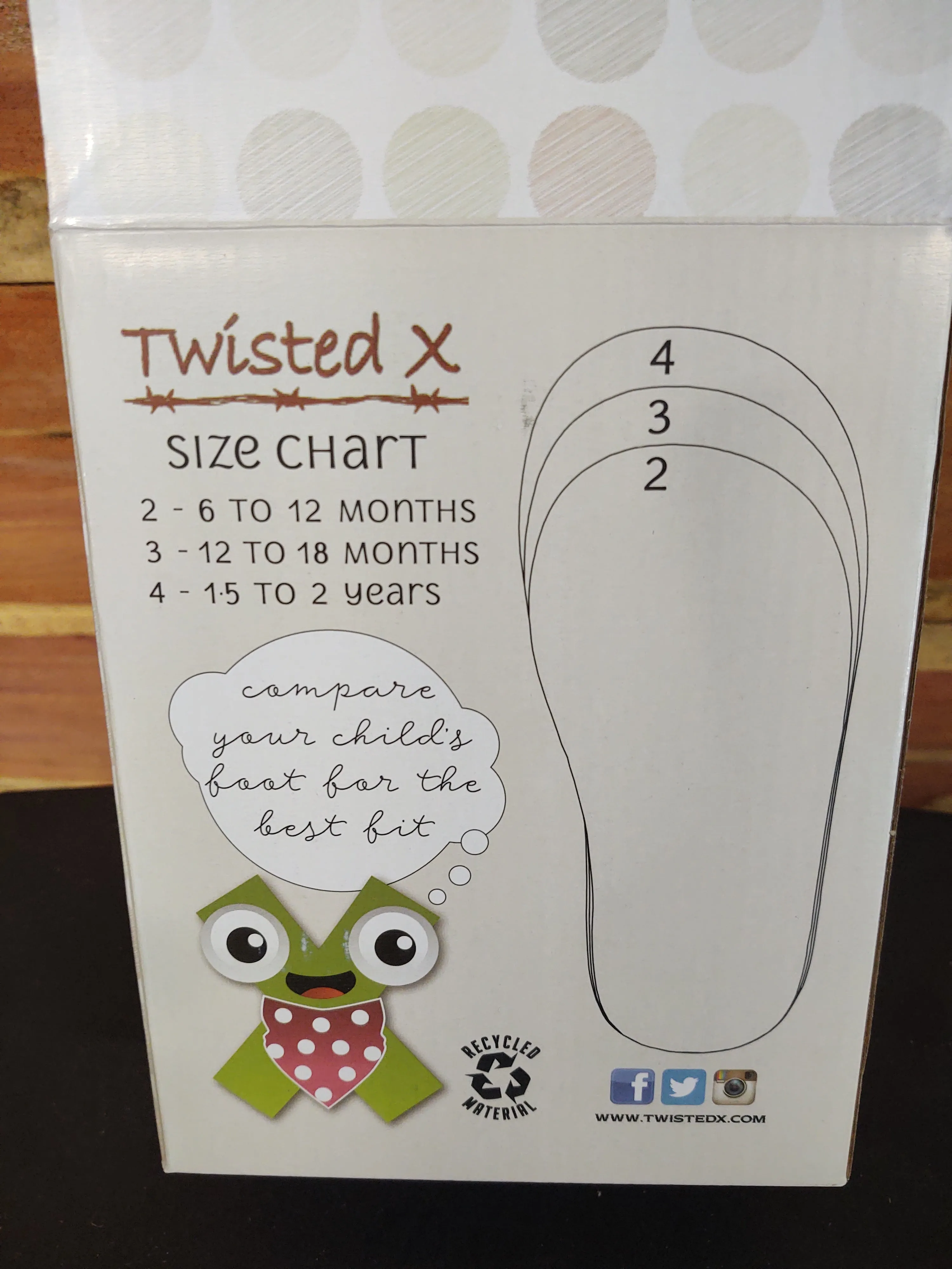 Twisted X Infant Leopard Carrot Moc