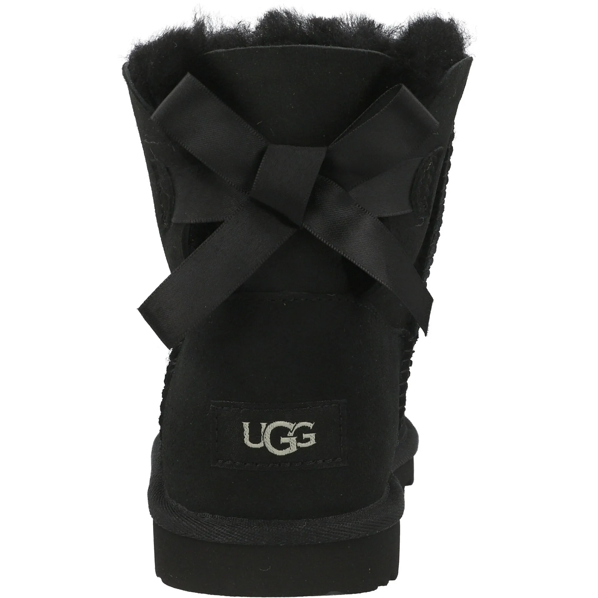 UGG Bailey Bow II Mini Black Kids Boots