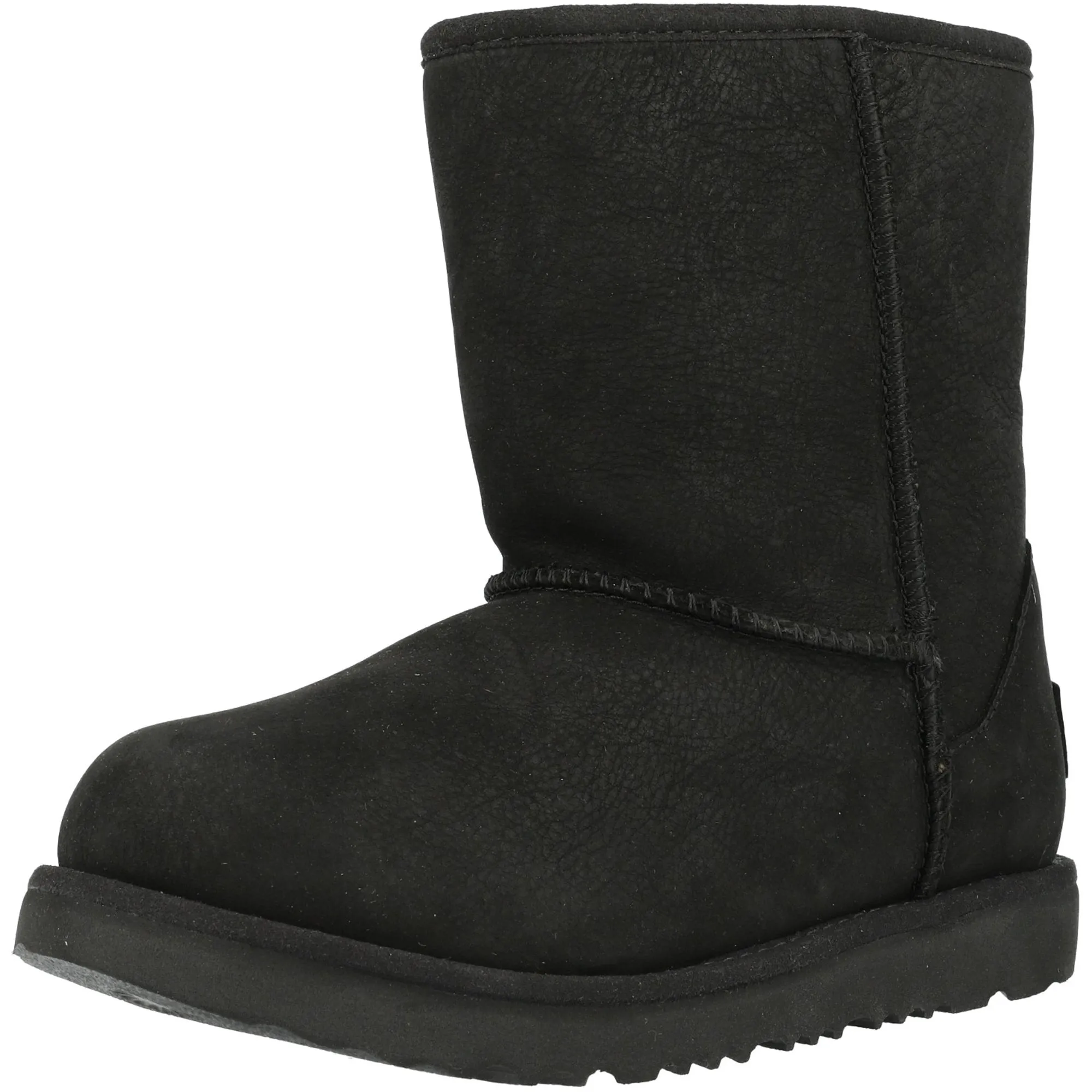 UGG Classic Short II Kids Waterproof Black Boots