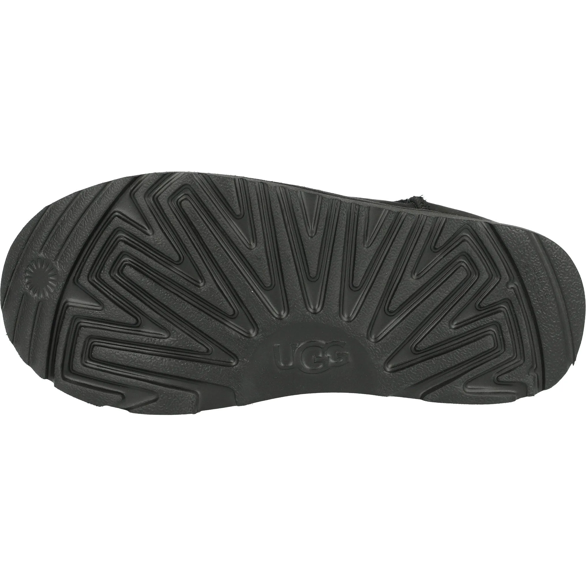 UGG Classic Short II Kids Waterproof Black Boots