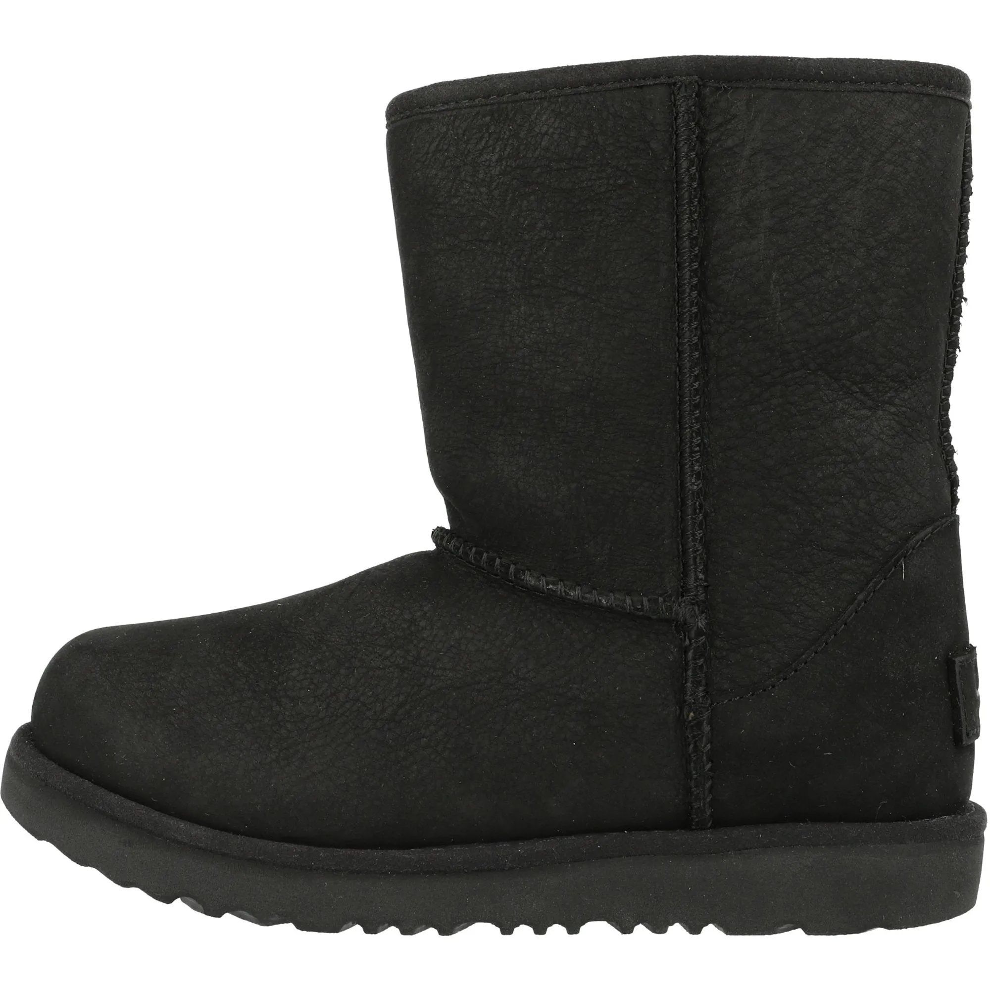 UGG Classic Short II Kids Waterproof Black Boots