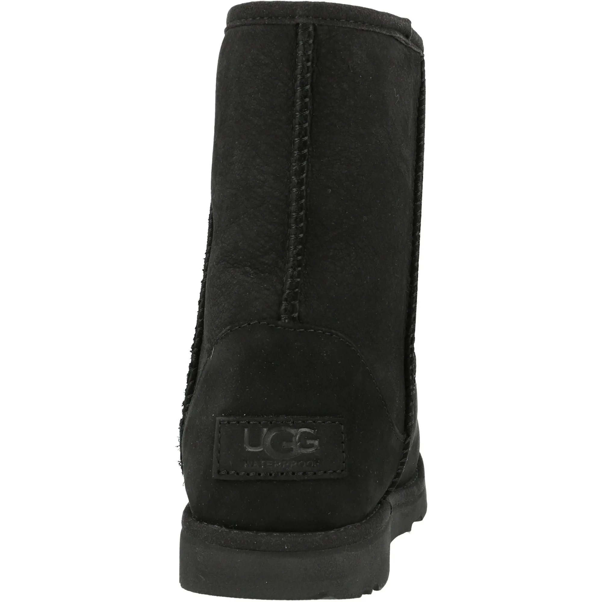 UGG Classic Short II Kids Waterproof Black Boots