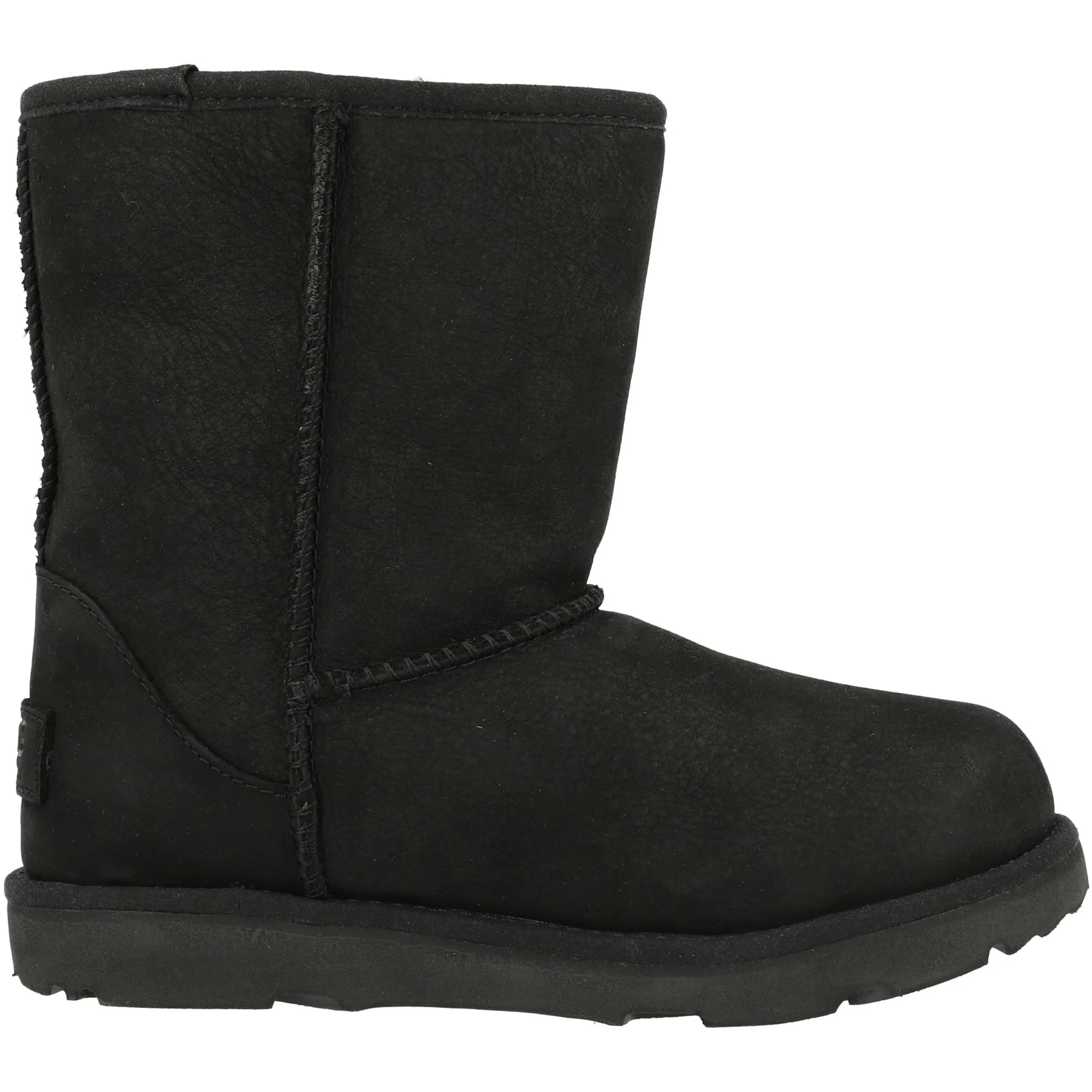 UGG Classic Short II Kids Waterproof Black Boots