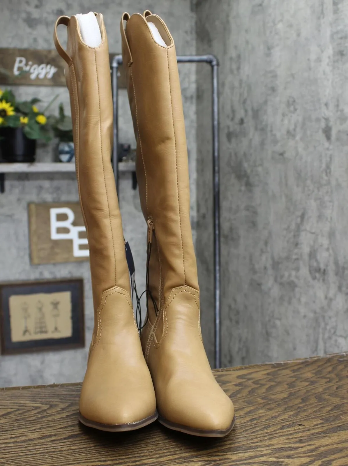 Universal Thread Women's Sommer Western Boots 87929896 Light Brown 8.5M