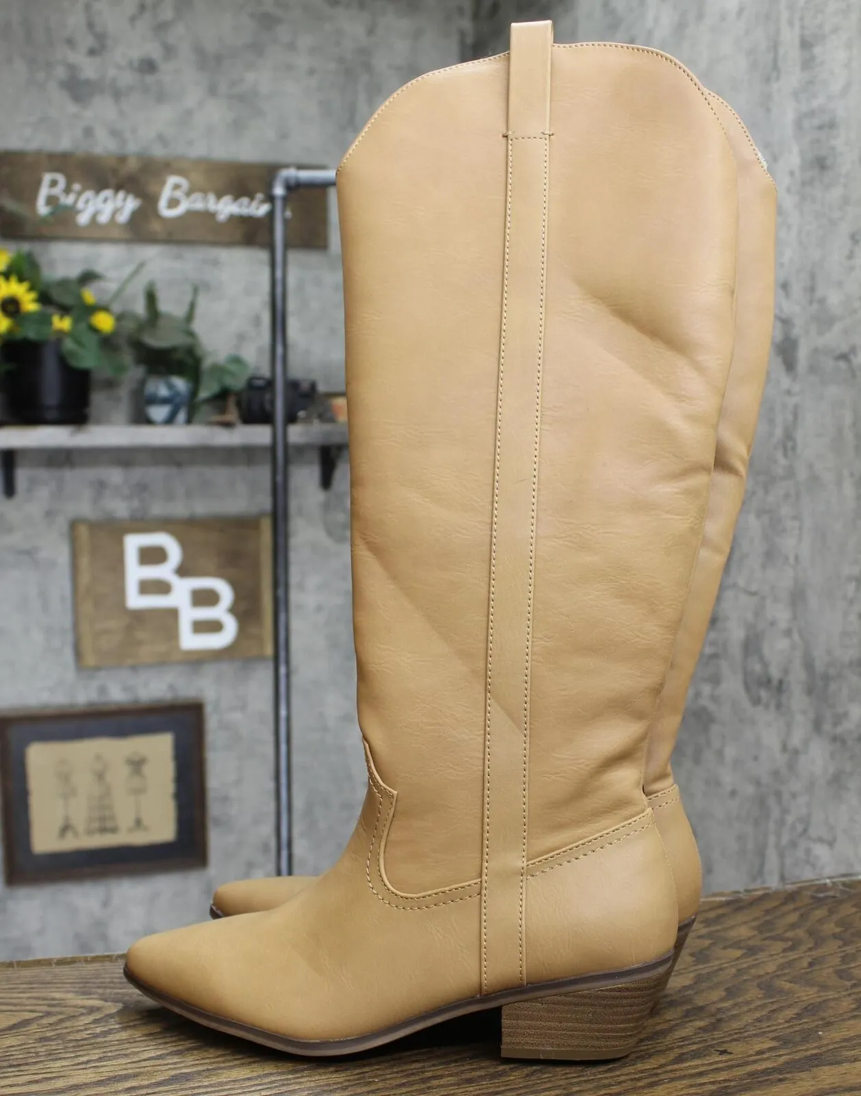 Universal Thread Women's Sommer Western Boots 87929896 Light Brown 8.5M