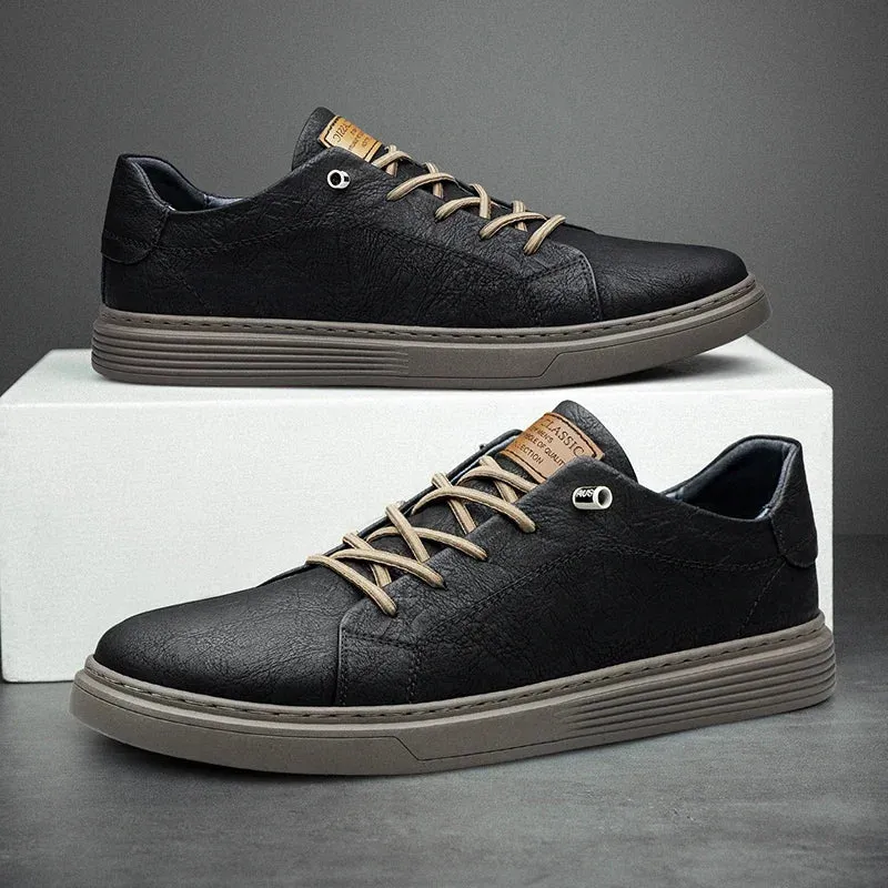 Valvarino Leather Sneakers