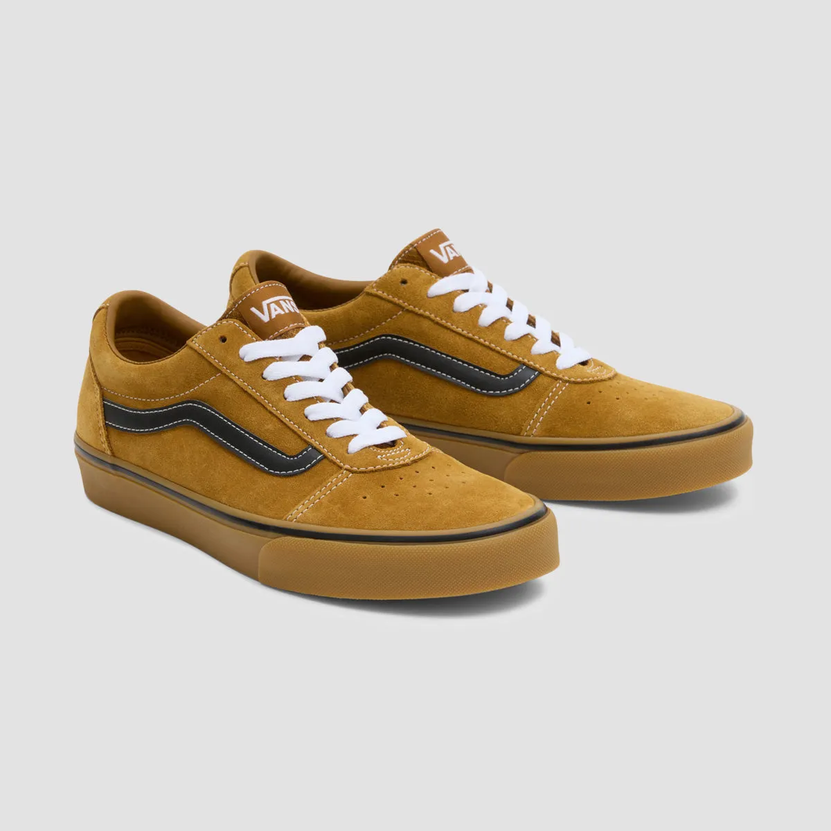 Vans Ward Shoes - Suede/Mesh Golden Brown/Gum