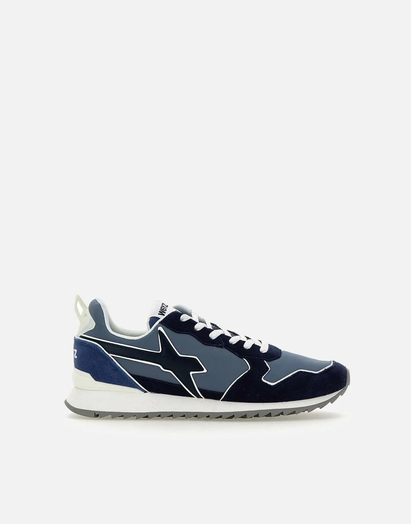 W6 yz jet m blå sneakers
