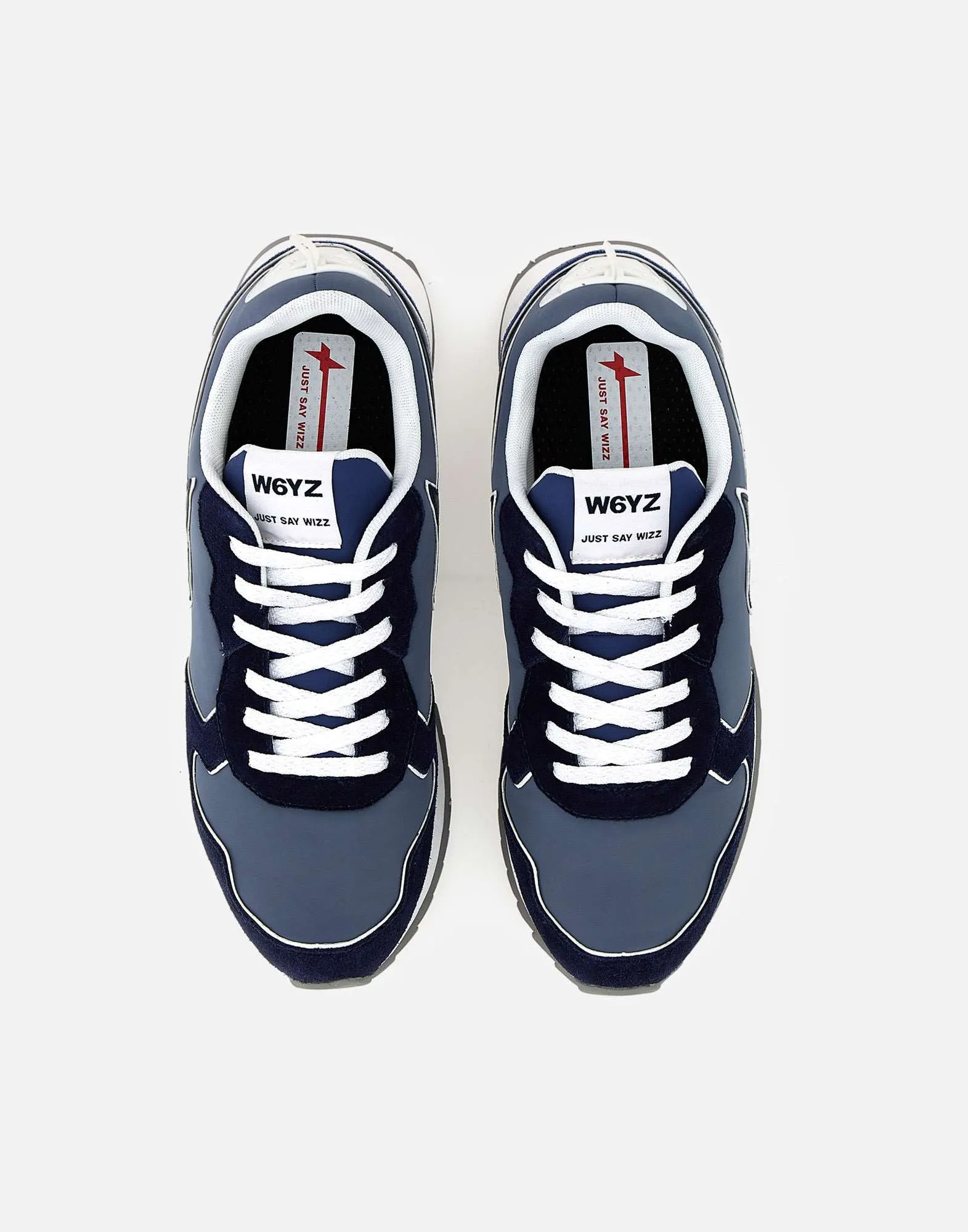 W6 yz jet m blå sneakers