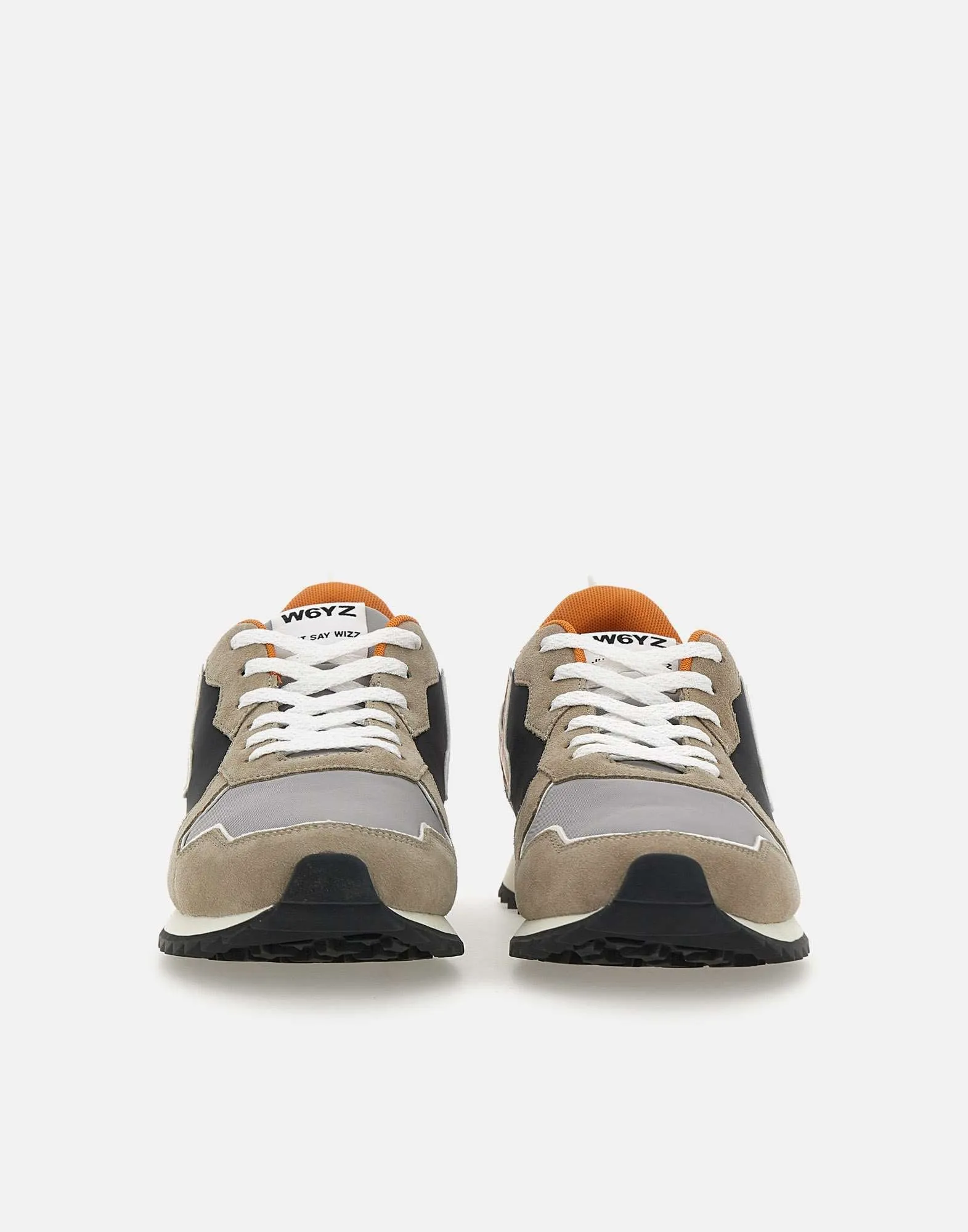 W6 yz jet m sneakers i svart grå orange