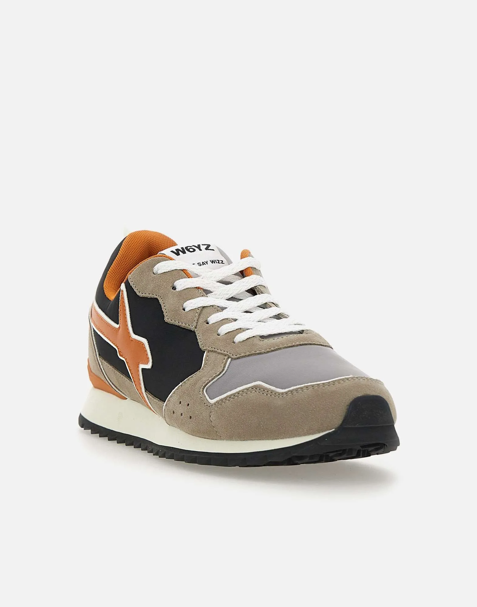 W6 yz jet m sneakers i svart grå orange
