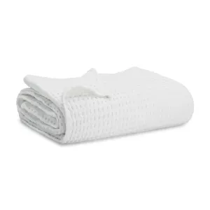 Waffle Blanket | White