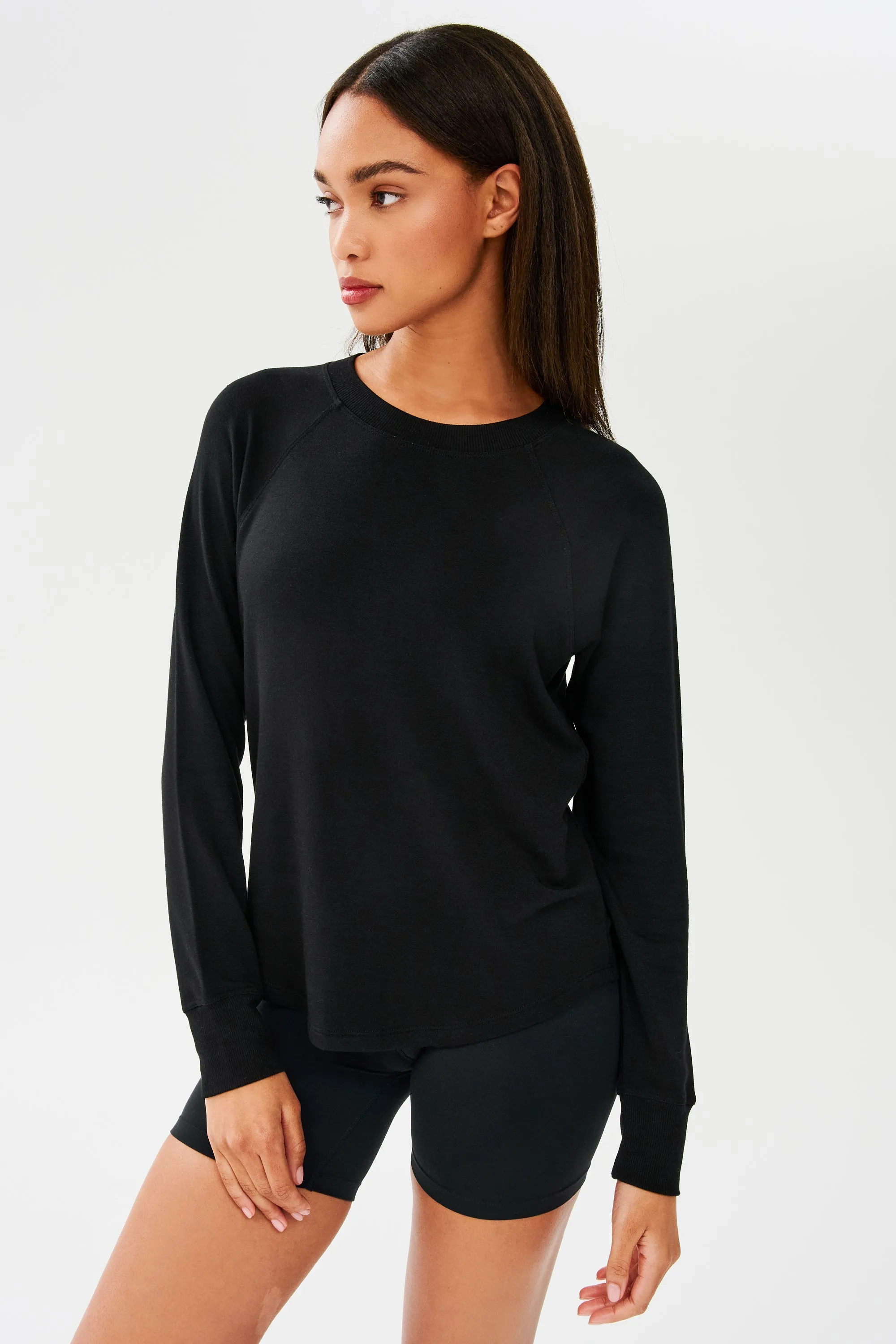 Warm Up Fleece Sweatshirt - Black